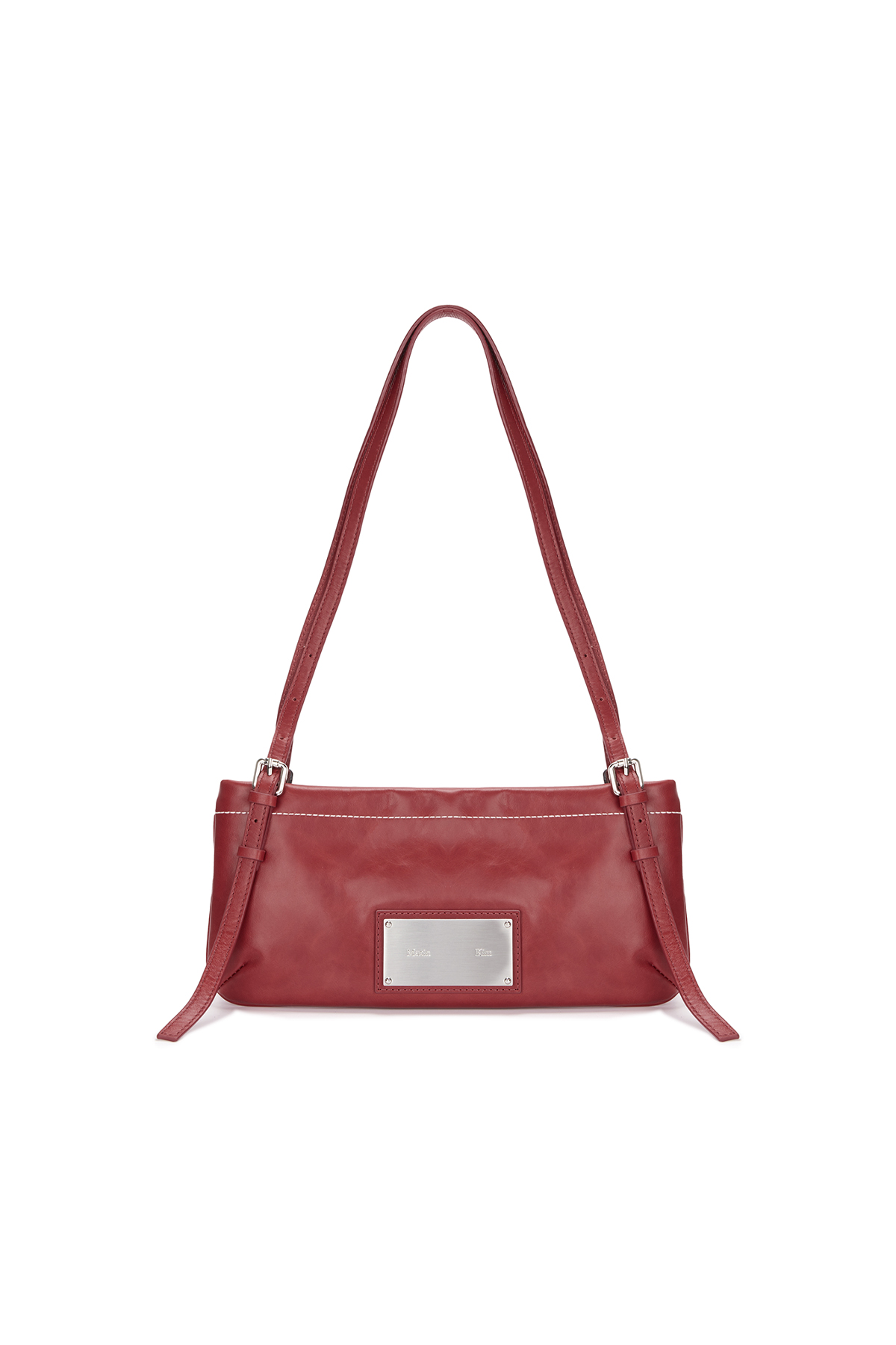 VINTAGE LEATHER SQUARE MINI BAG IN RED