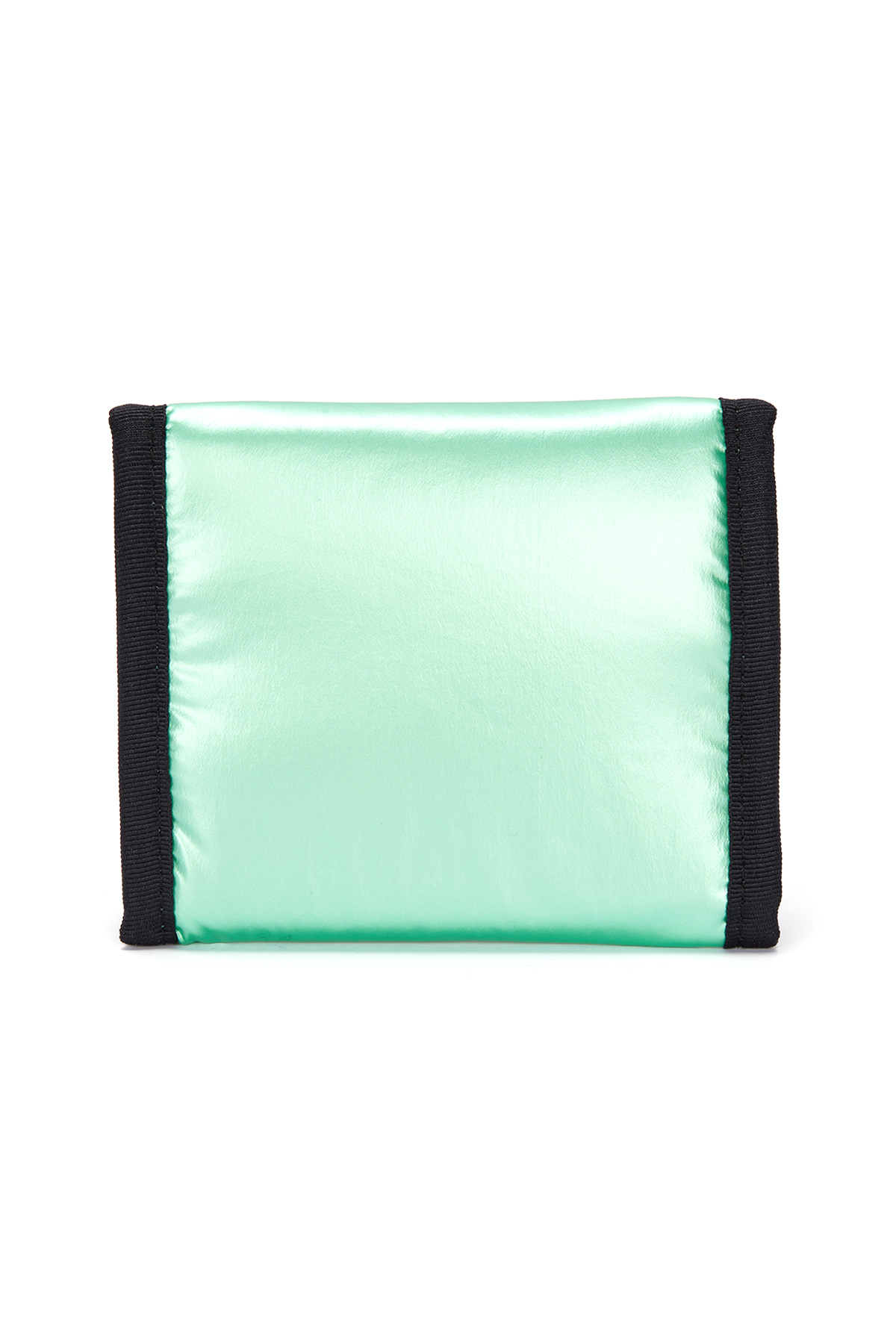 GLOSSY CAMP WALLET IN GREEN