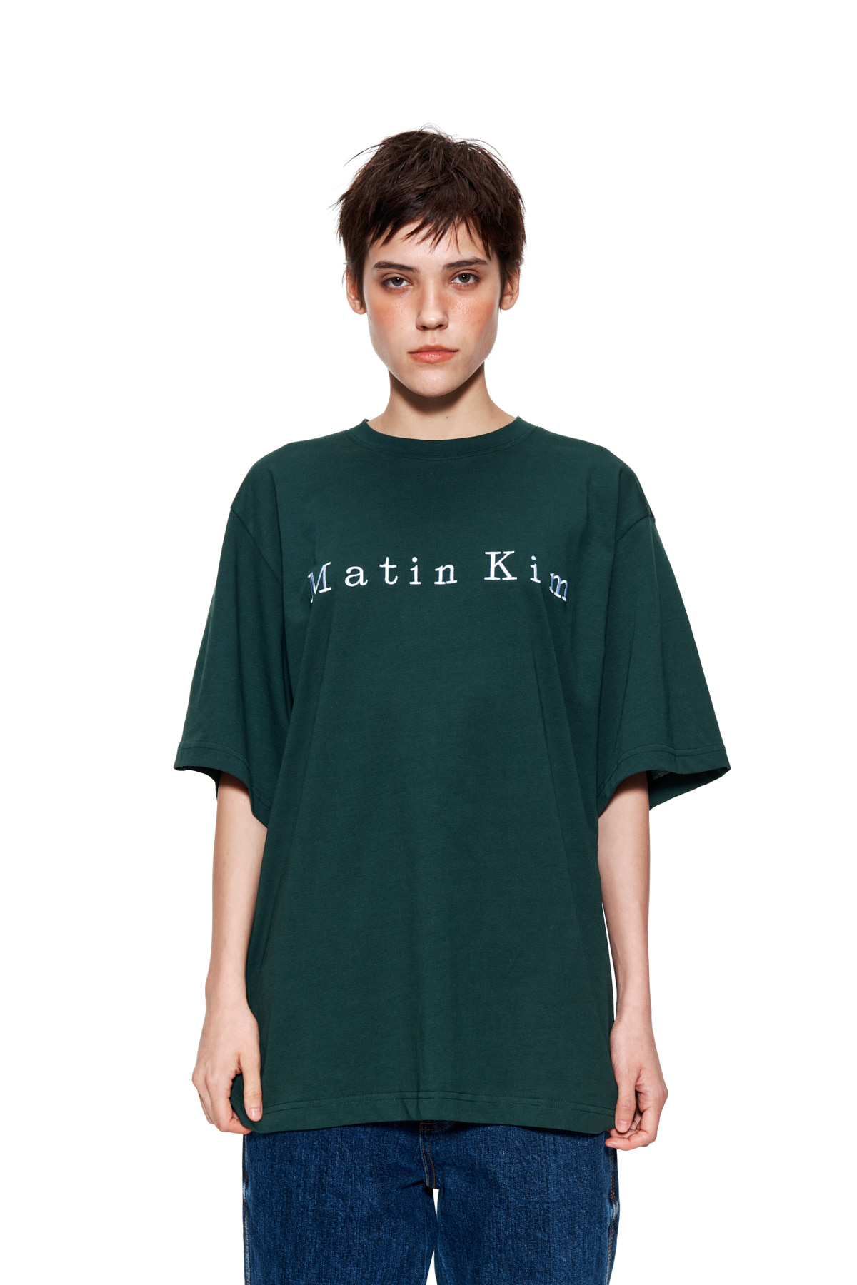 MATIN EMBROIDERY LOGO TOP IN GREEN