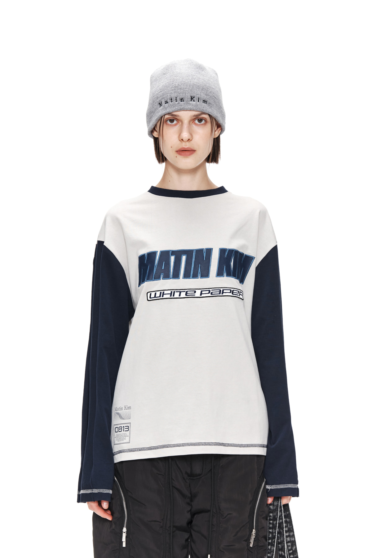 MATIN SPORTS CLUB LONG SLEEVE TOP IN NAVY