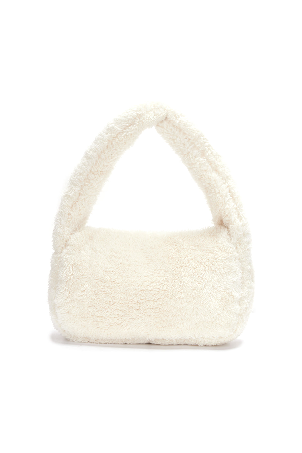 PLUFFY TOTE BAG IN IVORY